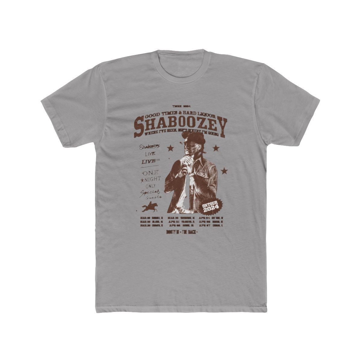 Shaboozey Merch Western Star Short Sleeve Fashion T Shirt for Men and Women, grey, XXL : Amazon.com.be: Fashion - Official t-shirts merchandise