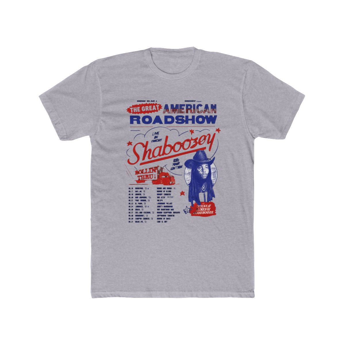 Shaboozey The Great American Roadshow Tour 2025 T Shirt - Ricardo Seco Shop
